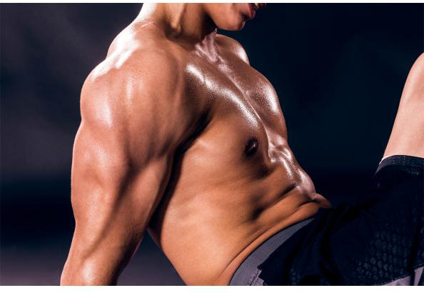 cơ bụng săn chắc