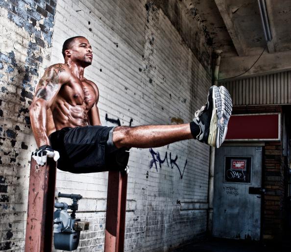 cơ bụng săn chắc